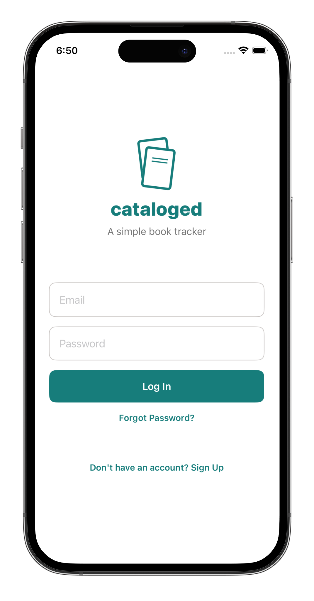 Cataloged app screenshot